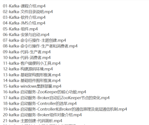 [其它] 尚硅谷2024新版Kafka 3.6.X视频教程-听课说