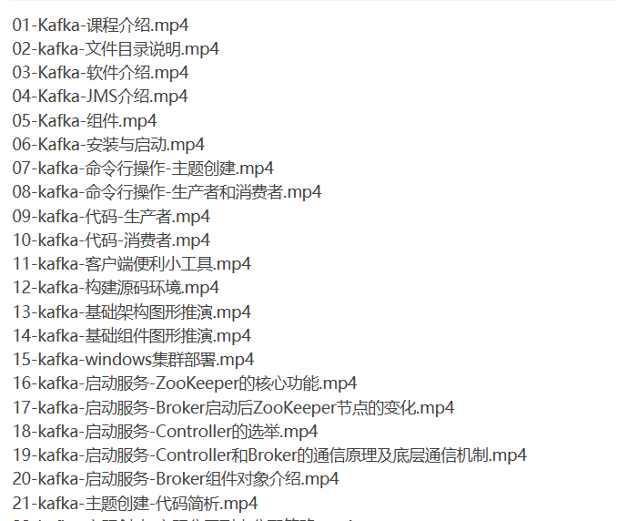 [其它] 尚硅谷2024新版Kafka 3.6.X视频教程-听课说