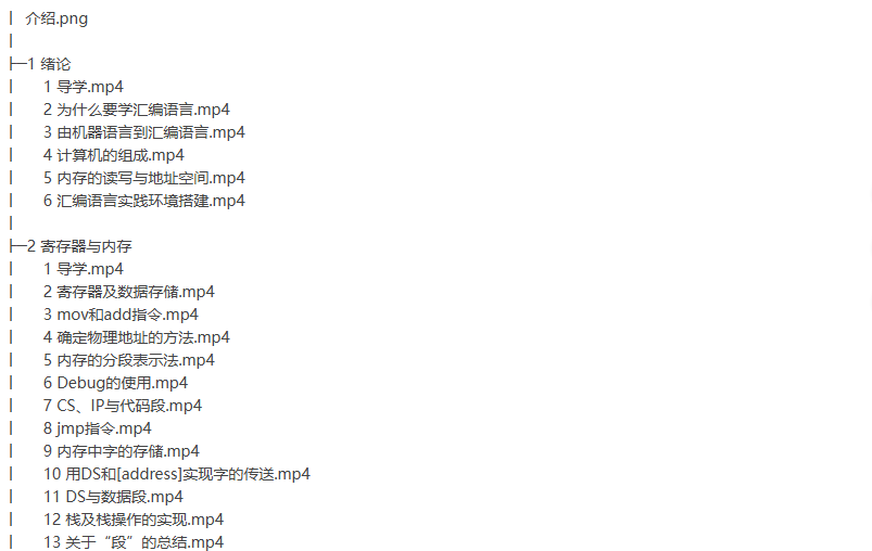 2019年汇编语言程序设计课程价值140-听课说