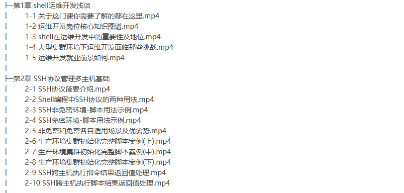 [linux-服务器] Shell 高阶开发实战轻松应对集群化分布式环境-听课说