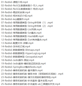 [redis] Redis 6教程分布式锁，秒杀实战2021年4月-听课说